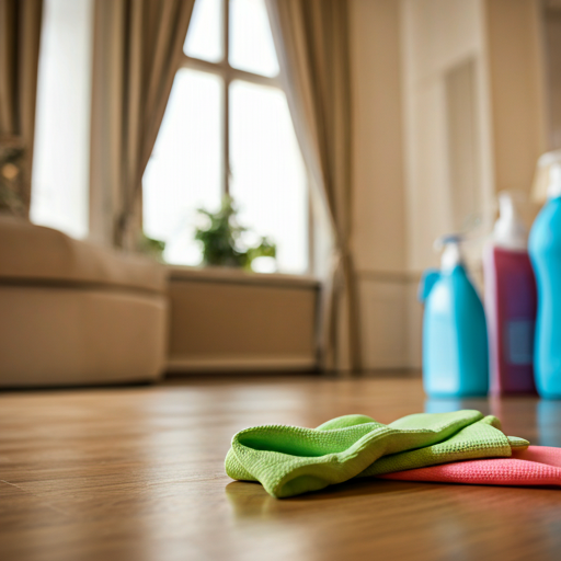 Professional cleaning team